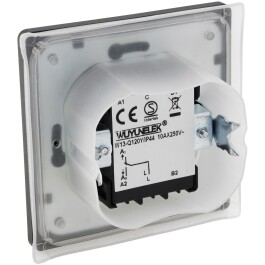 MILOS Wechsel-Schalter IP44 250V~/ 10A inkl. Rahmen UP...