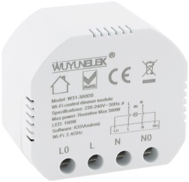 MILOS WiFi Unterputz Schalter + Dimmer Android + iOS-...