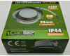 LED-Einbauleuchte Flat-30 FR-R 3000K Ø85x30mm 5W 460lm IP44 rund poliert
