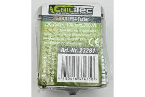 NUQUI Feuchtraum Taster IP54 Aufputz 250V~/ 10A