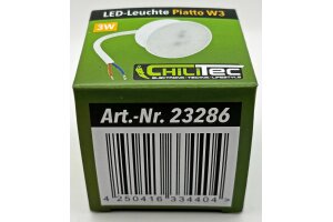 LED-Modul Piatto W3 warmweiß 120° 2900K 230V 3W 240lm 50x24mm