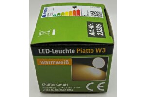 LED-Modul Piatto W3 warmweiß 120° 2900K 230V 3W 240lm 50x24mm