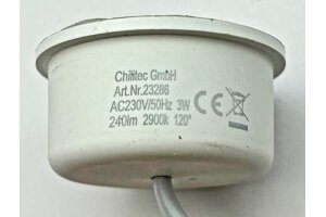 LED-Modul Piatto W3 warmweiß 120° 2900K 230V 3W 240lm 50x24mm
