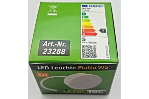 LED-Modul Piatto W5 warmweiß 120° 2900K 230V 5W 390lm 50x24mm