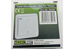 Funk-Wandsender PRO für Pilota Casa 433,92MHz max. 70m Batterie CR2032