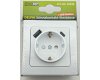 DELPHI Schutzkontakt-Steckdose weiß 230V~/ 16A Unterputz USB-C / PD