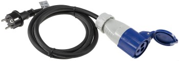 CEE auf Schutzkontakt-Stecker 1,5m 230V Adapter für...