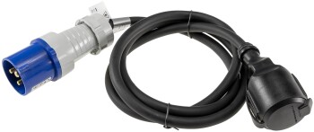 CEE auf Schutzkontakt-Kupplung 1,5m 230V Adapter für...