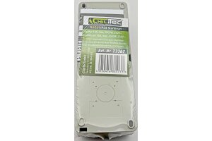 NUQUI Feuchtraum Kombi Schalter&Steckdos IP54 Aufputz 250V~/ 10A/16A Vertikal