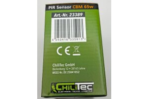 Aufputz-Bewegungsmelder CBM 65 360° max. 10m Detektion IP65 weiß