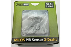 MILOS Bewegungsmelder 160° anthrazit LED geeignet  250V~ Unterputz 2-Draht