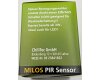 MILOS Bewegungsmelder 160° anthrazit LED geeignet  250V~ Unterputz 2-Draht