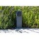 Steckdosensäule 2-fach IP44 Anthrazit 250V~/ 16A 13x13x27cm