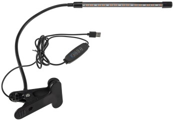 LED Pflanzenlampe CT-PFL Rot+Blau 1-fach Klemmhalter Kabel-Fernbedienung