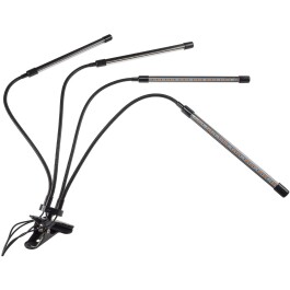 LED Pflanzenlampe CT-PFL Rot+Blau 4-fach Klemmhalter...