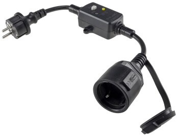 Fehlerstromschutzadapter CT-RCD IP44 Zwischenstecker mit...