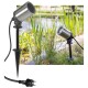 Gartenleuchte CT-GS22 Edelstahl 230V 1,5m Kabel+Erdspieß GU10 Fassung