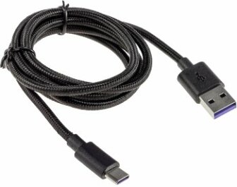 USB-Kabel USB-A auf USB-C 1,0m Stecker/Stecker 5-12V max...