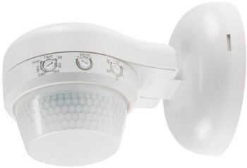 Aufputz-Bewegungsmelder 360° IP65 12m Detektion Wand...