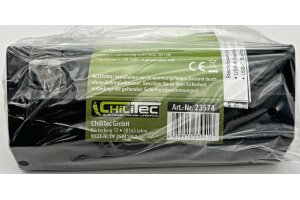 2-fach Steckdosenblock USB-A+C schwarz 250V~/ 16A Aufbaumontage USB 3,1A PD