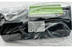 2-fach Steckdosenblock USB-A+C anthraz 250V~/ 16A Aufbaumontage USB 3,1A PD