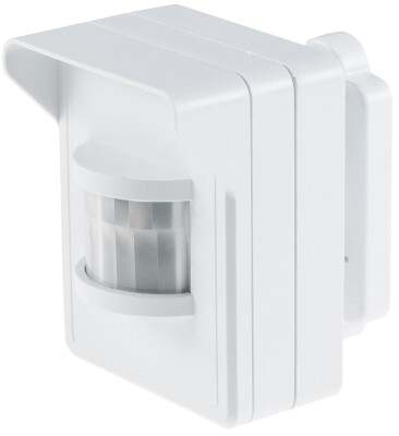 Funk-Klingel PIR Sensor Pilota Porta Bewegungsmelder Batteriebetrieb IP44
