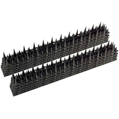 Taubenabwehr Spikes 10er Set Kunststoff 400x42x36mm schwarz