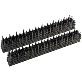 Taubenabwehr Spikes 10er Set Kunststoff 400x42x36mm schwarz