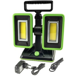 LED Baustrahler mit Akku BSA-60 duo 2x30W 5600lm 4500K /...