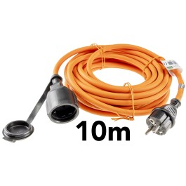 Verlängerungskabel 10m IP44 Orange H07RN-F 3G1,5...