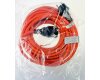 Verlängerungskabel 15m IP44 Orange H07RN-F 3G1,5  Stecker / Kupplung