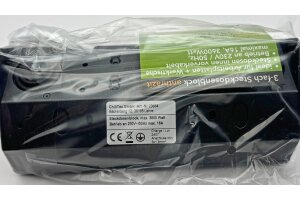 3-fach Steckdosenblock anthrazit 250V~/ 16A Aufbaumontage