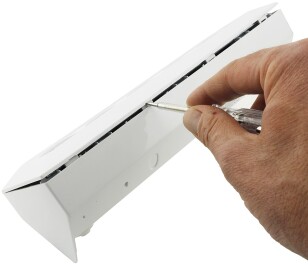 5-fach Steckdosenblock weiß 250V~/ 16A Aufbaumontage