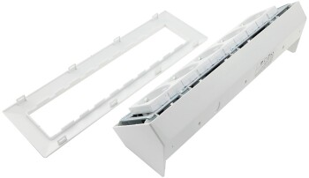 5-fach Steckdosenblock weiß 250V~/ 16A Aufbaumontage