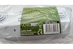 2-fach Steckdosenblock + 2x USB weiß 250V~/ 16A Aufbaumontage USB 3,1A