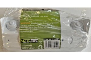 2-fach Steckdosenblock + 2x USB weiß ma 250V~/ 16A Aufbaumontage USB 3,1A