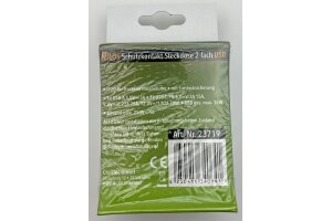 MILOS Schutzkontakt-Steckdose 2-fach 250V~/ 16A 1x UP USB A+C/PD weiß matt