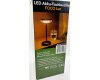 LED Akku-Tischleuchte Foco Luz 2900K IP44 dimmbar 26cm matt schwarz