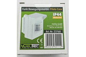 Funk-Bewegungsmelder für Pilota Casa IP44 90°/8m...
