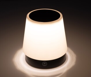 LED Akku Tischleuchte 29cm dimmbar 115-290mm ausziehbar Warmweiß