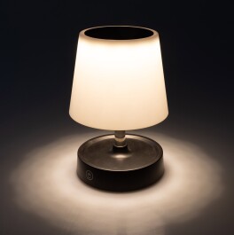 LED Akku Tischleuchte 29cm dimmbar 115-290mm ausziehbar Warmweiß