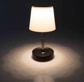 LED Akku Tischleuchte 29cm dimmbar 115-290mm ausziehbar Warmweiß