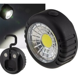 LED Arbeitsleuchte mit Magnet COB 100 3x AAA Batterie...