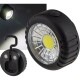 LED Arbeitsleuchte mit Magnet COB 100 3x AAA Batterie Haken 75x35mm 6000k