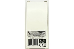 Stecker-Netzteil mit USB CTN-0520 Duo Aus 5V= 2x1/1x2A 10W