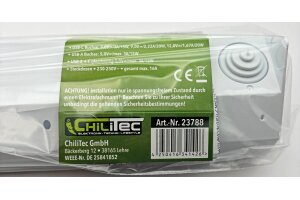 4-fach Steckdosenblock USB-A+C weiß 250V~/ 16A Aufbaumontage USB 3,1A PD