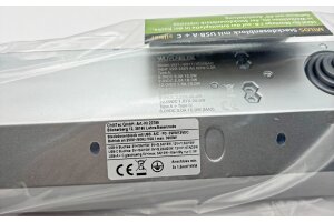 4-fach Steckdosenblock USB-A+C silber 250V~/ 16A Aufbaumontage USB 3,1A PD