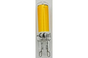 LED Stiftsockel G9 4W 480lm dimmbar 330° 230V 3000k / warmweiß Glas