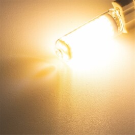 LED Stiftsockel G9 4W 480lm dimmbar 330° 230V 3000k / warmweiß Glas