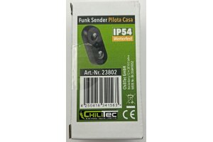 Funk-Sender für Pilota Casa IP55 433,92MHz 1 Kanal Tasten EIN / AUS